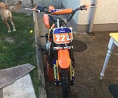 Not selling swaps only looking to swap this stomp 2016 pitbike 125 recently had a full service with  - Image 3/4