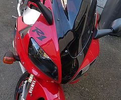 1999 yamaha r1 4xv.26890 miles Motd, very good tyres, new brakes, oil and filter changed. Running we