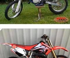 Any one selling a nice Cr 85 or Yz 85
