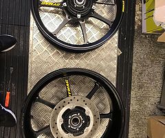 Wheels, vel. Stacks, cables, rad, oil cooler