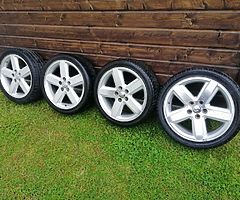 R18 5x114.3 5x112 alloy wheels