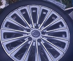 Vauxhall/opel alloys 18"