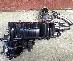 BMW E60 N47 Engine Manifold. Swirl Flaps deleted.