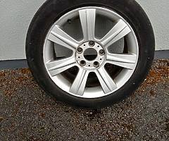 BMW alloy with spare tyre
