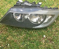 BMW E90 left headlamp