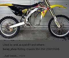 rolling chassis want for 125 or 250 pm