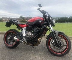 2014 yamaha mt07 with extras