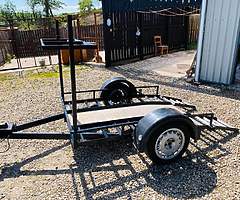 Bike trailer quad trailer