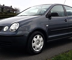 **DIESEL POLO WITH ONLY 59,000 MILES**

FOR SALE, A 1 OWNER, VERY CLEAN & TIDY LITTLE 5 DOOR VW 