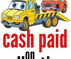 BUYING scrap cars vans jeeps same day collection pash paid on collection