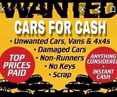 ALL TYPES OF CARS VANS TRUCKS JEEPS CARAVANS WANTED