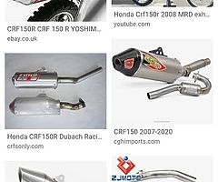 Crf150 exhaust