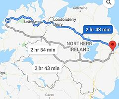 Donegal to belfast