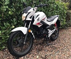 Cb125 f motorbike, Northern reg