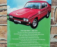 Ford capri sign