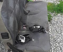 crewcab seats with belts