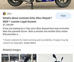 LOOKING A 50CC MOPED