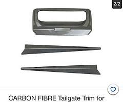 Ford ranger t6 roof racks and tailgate handle cover for sale brand new still in box