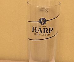 24 harp  Pint glasses brand new in box