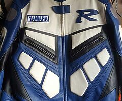 Yamaha leather sports jacket XL