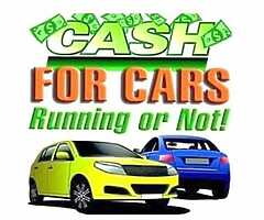 CARS BOUGHT FOR CASH