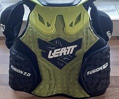Leatt Fusion 2.0 Junior Youth Kids Motocross Neck Brace Armour Black