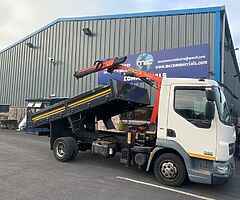 FOR SALE: DAF LF 45.160 Tipper with Crane