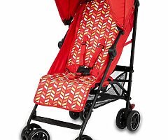 Mothercare red stroller, used twice