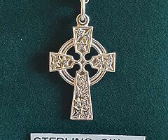 Silver Celtic Cross & Chain