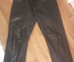 Leather Biker Jeans (may swap)