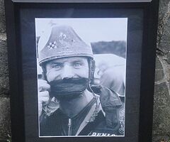 MIKE HAILWOOD Classic Bike Framed Photo/Print Motorcycle Racing Isle of Man TT IOM TT Joey Dunlop