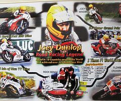 JOEY DUNLOP - Collage A3 Print - Isle of Man TT NORTH WEST 200 Ulster Grand Prix BSB IOM TT MOTOgp