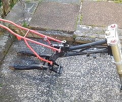 pitbike frame and quad