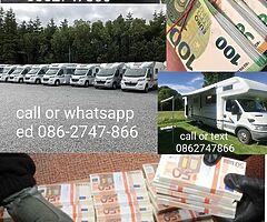 Hi We are looking for all makes of campers

Any make and model any size any year any condition of ca