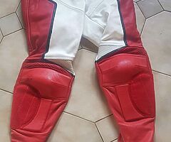New heln gericke learher motorcycle trousers bottom motorbike