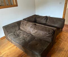 Corner couch free to take need gone this evening