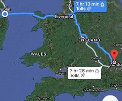 Van going to and from UK to ireland!
