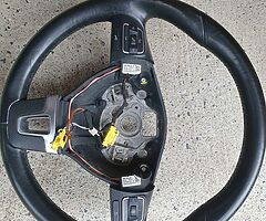 Vw multifunction steering wheel