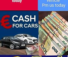 All cars, vans, jeeps, lorries, campers, wanted 

All makes and models considered

Doesn't matter if