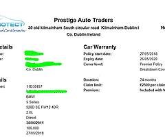 2011 BMW 5 Series low mileage