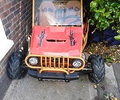 Doom buggy 110cc needs something   dun to the wires to get it going other then that it's grand