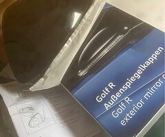 Vw golf R mk7 gloss black caps