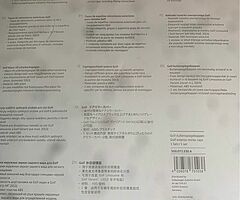 Vw golf R mk7 gloss black caps