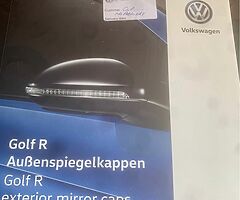 Vw golf R mk7 gloss black caps