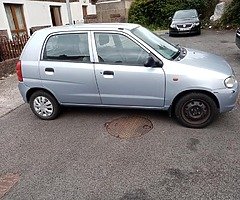 Suzuki alto 04 299 for the tax for the year no nct or taxs good runabout new tyres draven grand pm