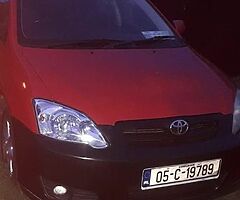 1.4 corolla for breaking