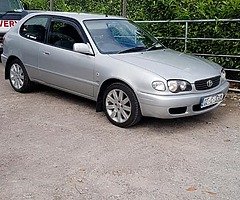 2002 Toyota corolla 1.4vvti fresh Nct 01/21