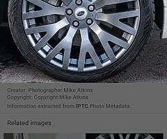 WANTED Range Rover cosworth alloys