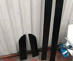 Lexus is200 side skirt extenison