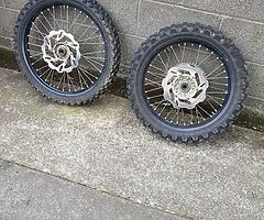 Black excel wheels